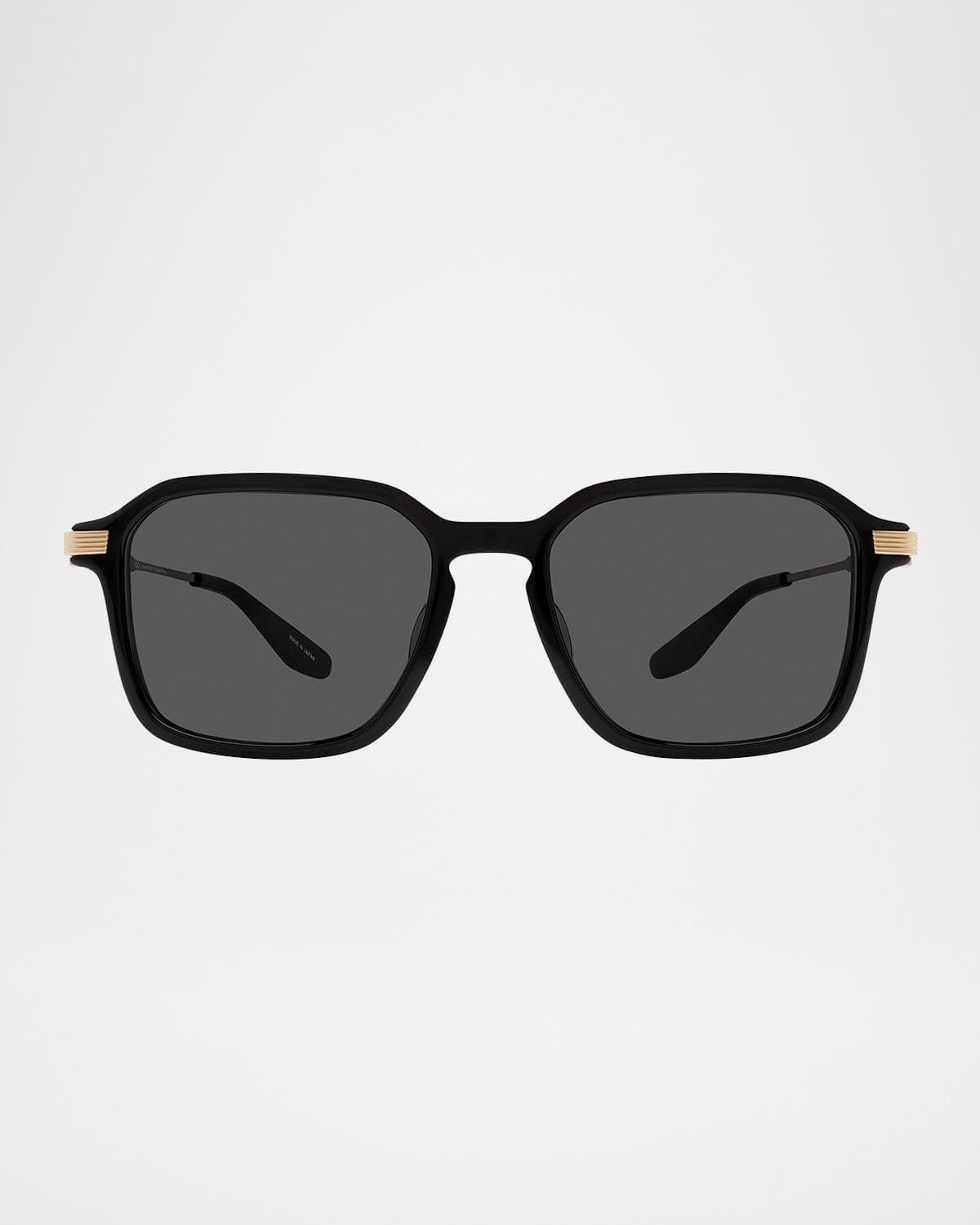 Barton Perreira Men's Delon Acetate and Titanium Rectangle Sunglasses