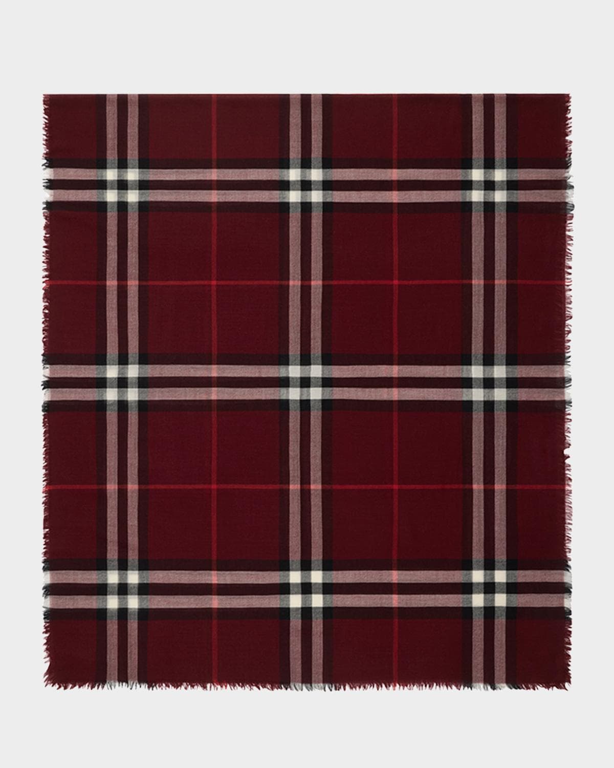 Burberry Men's Wool Large Check Scarf