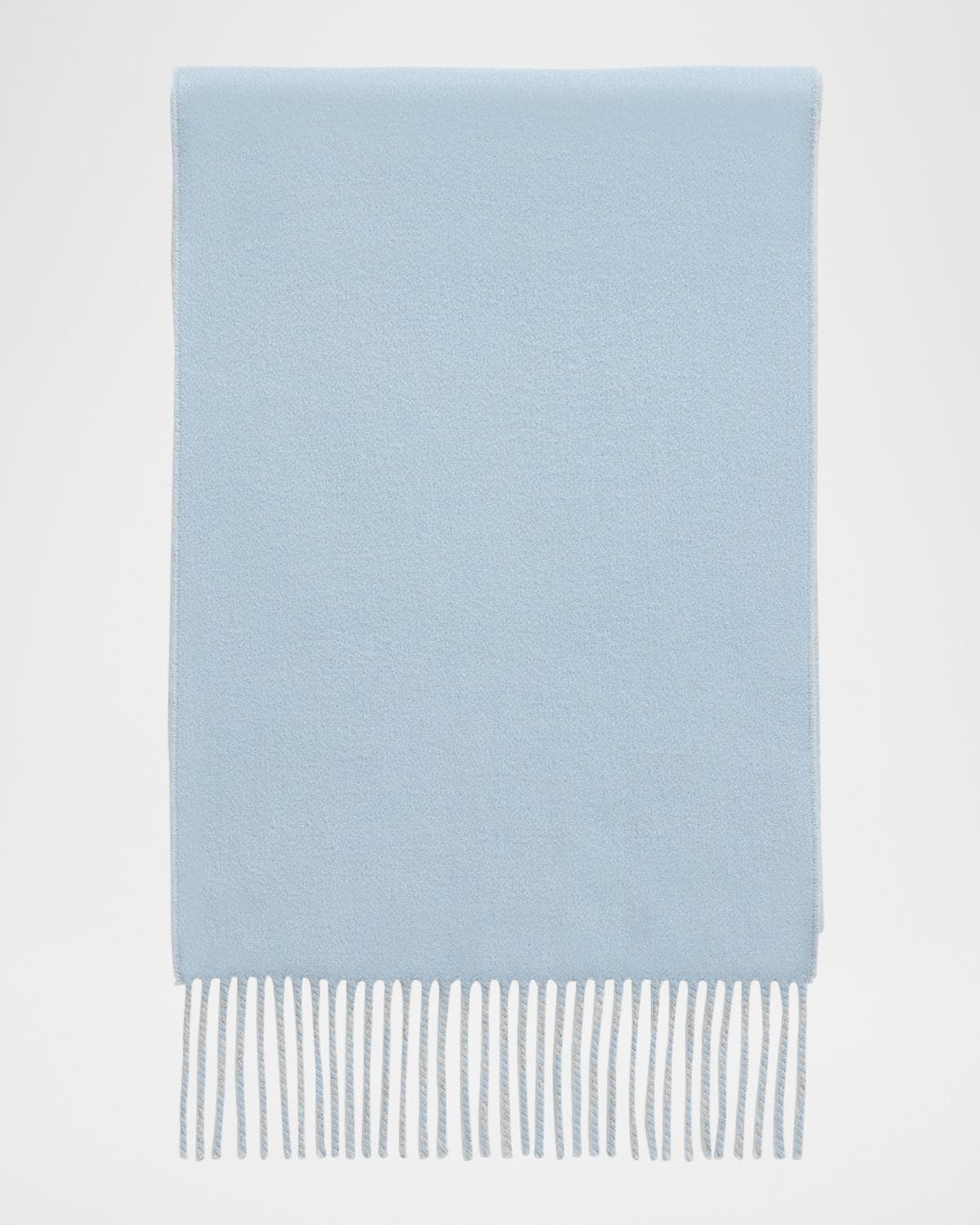 Burberry Men's Cashmere Double-Face EKD Embroidered Scarf