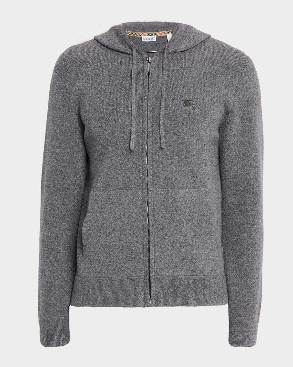 Burberry Men's EKD Cashmere-Blend Knit Hoodie