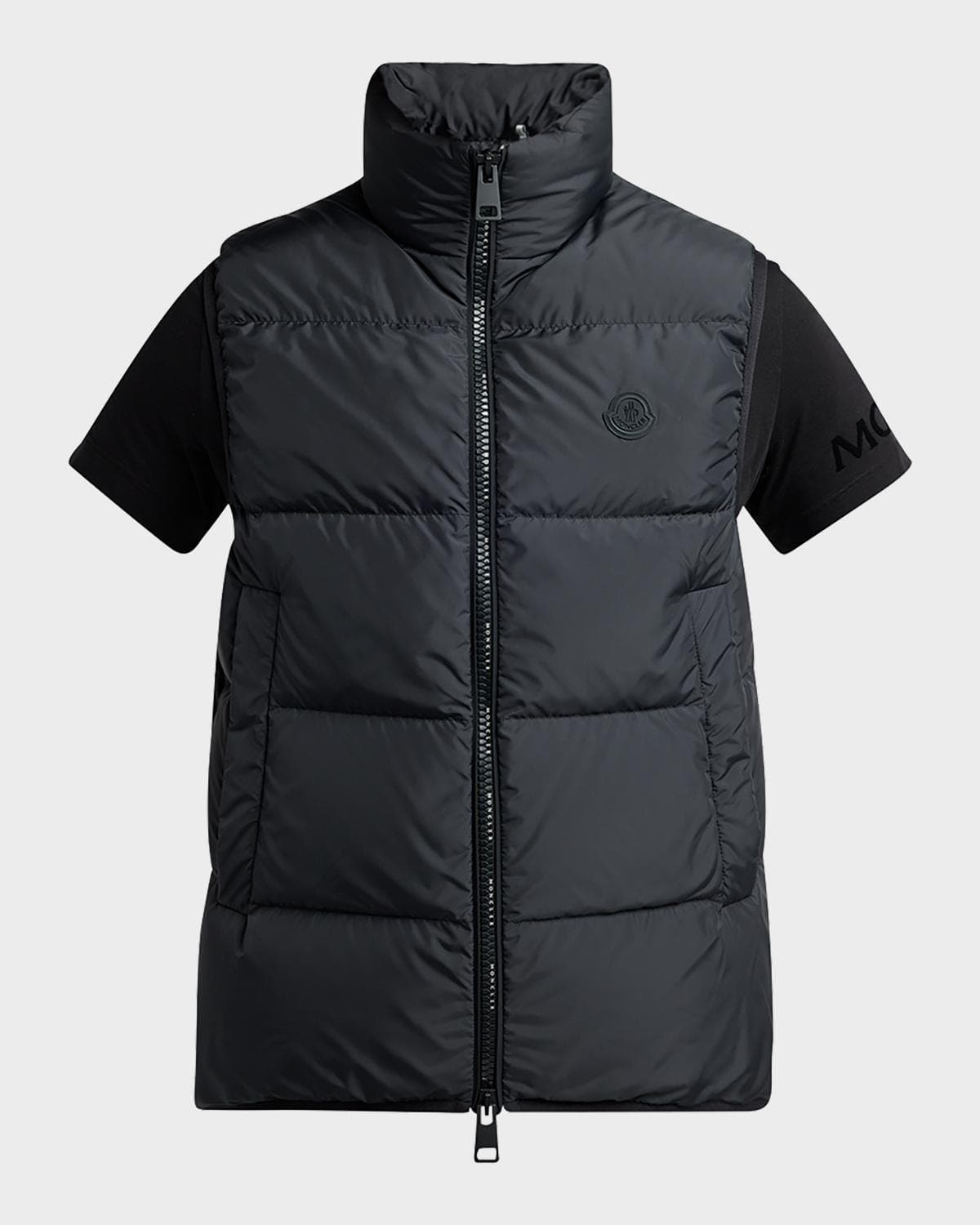Moncler Men's Gabas Short Sleeve Padded Vest