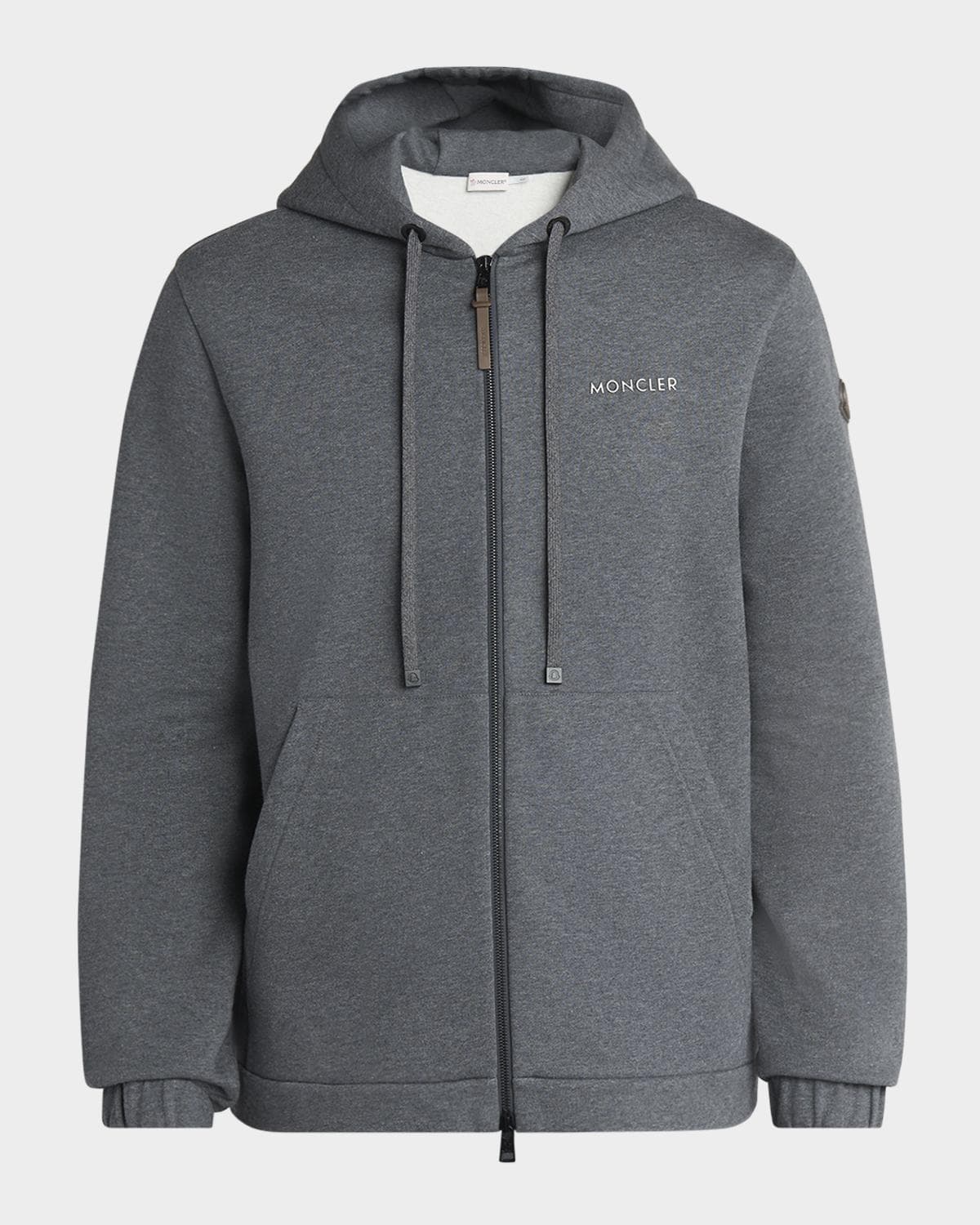 Moncler Men's Fleece Full-Zip Hoodie