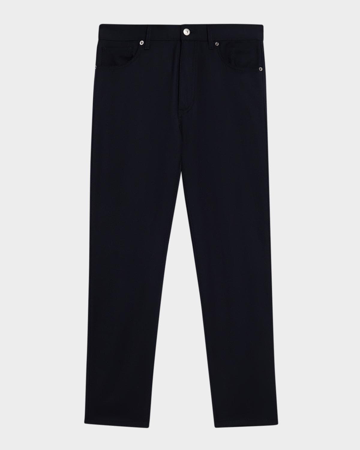 ZEGNA Men's Wool Straight Fit Five-Pocket Pants · 40