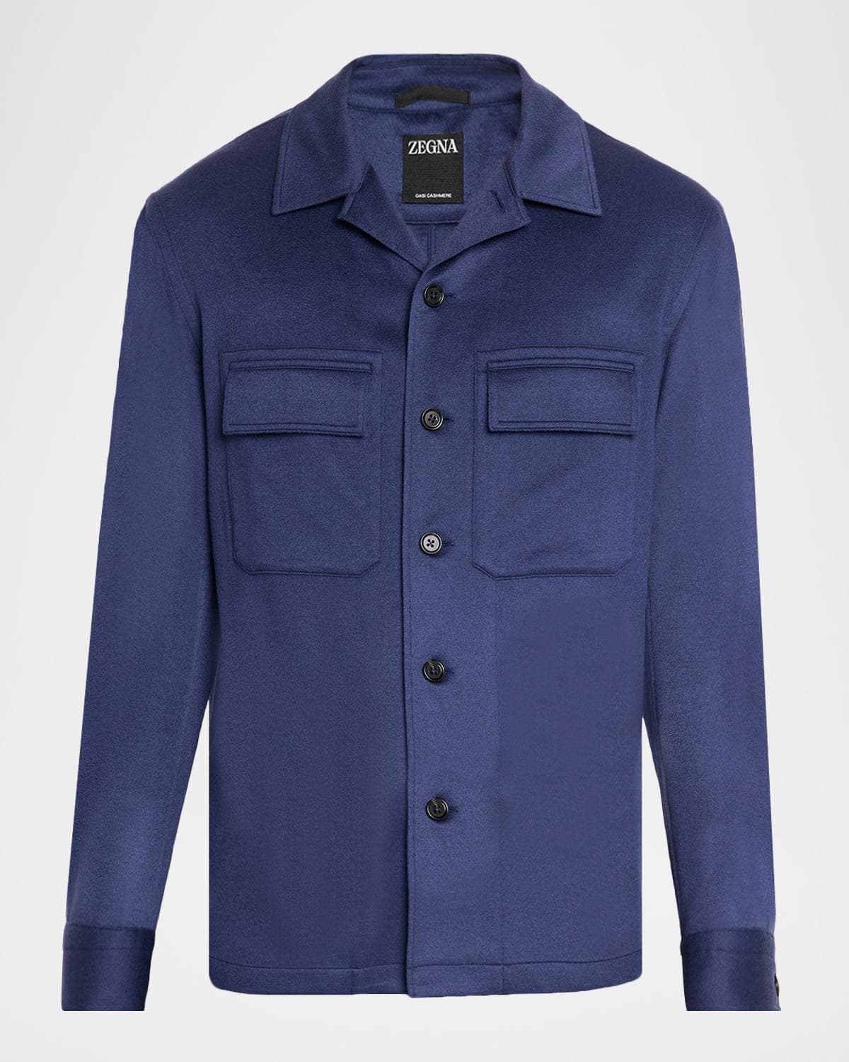 ZEGNA Men's Alba Oasi Cashmere Overshirt · XXL G