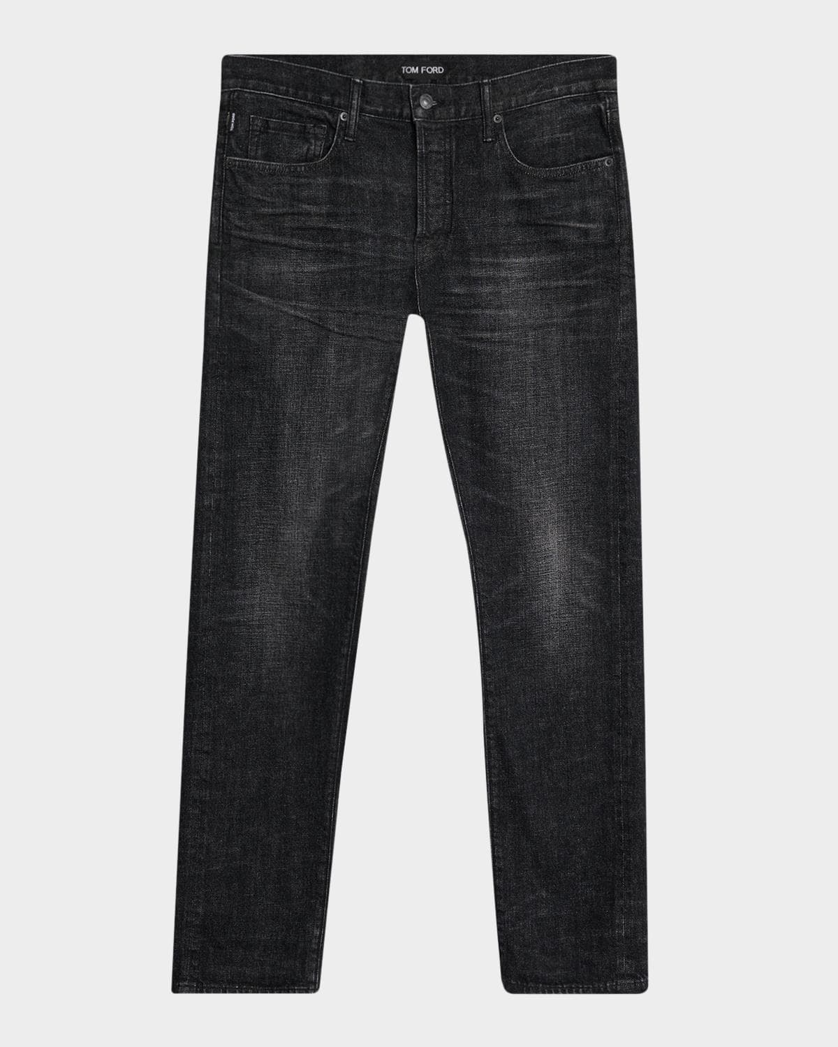TOM FORD Men's Dark Rinse Denim Straight-Fit Jeans