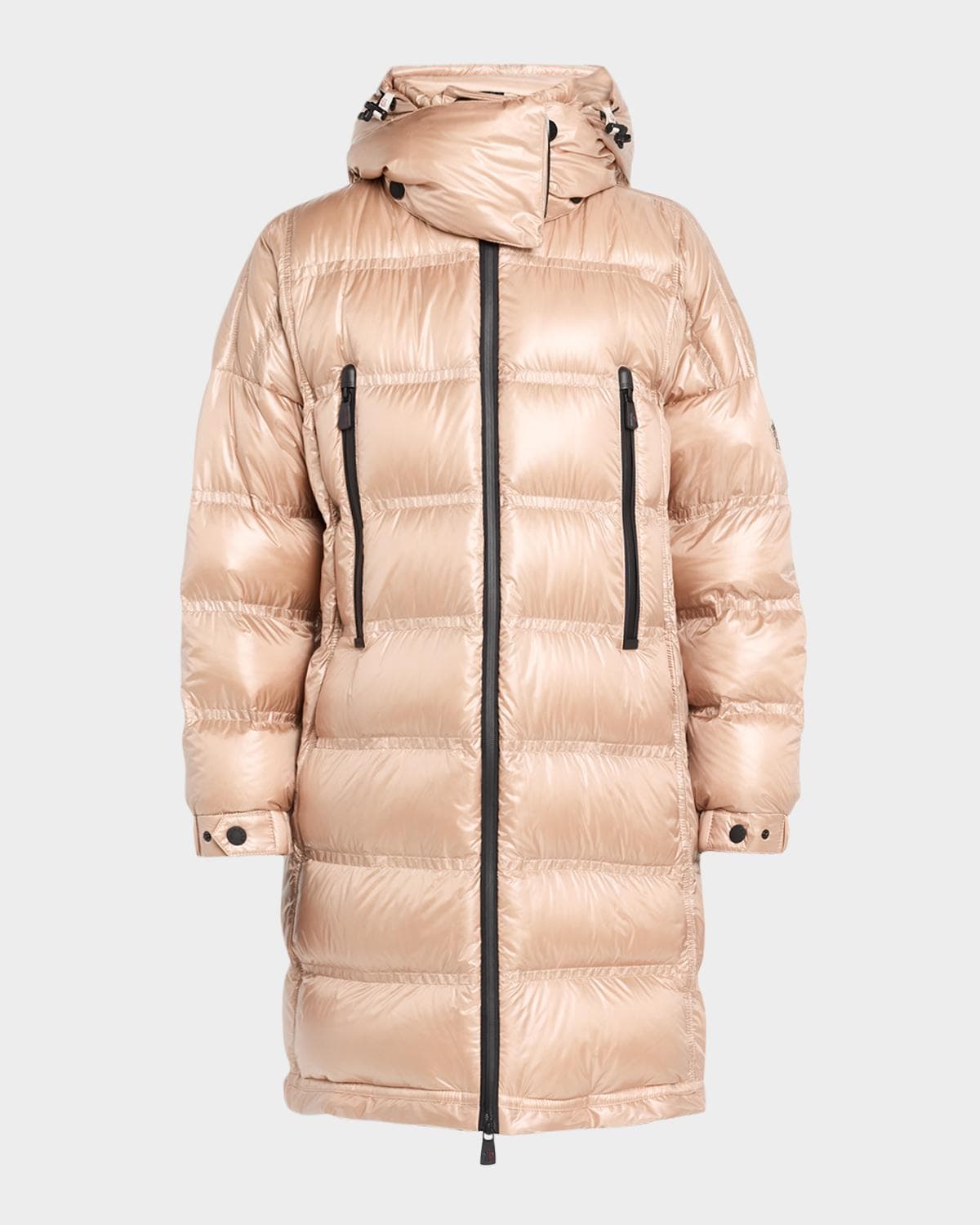 Moncler Grenoble Rochelairs Hooded Long Down Jacket