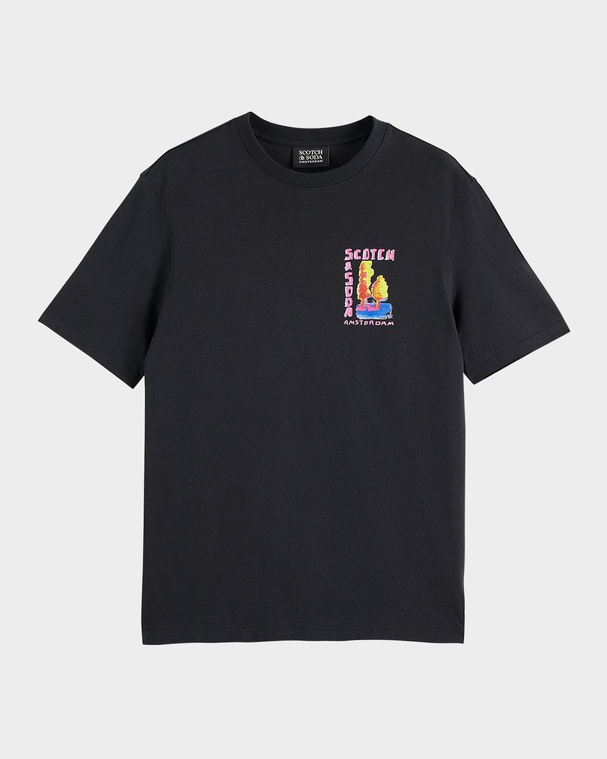 Scotch & Soda Men's Graphic Crewneck T-Shirt