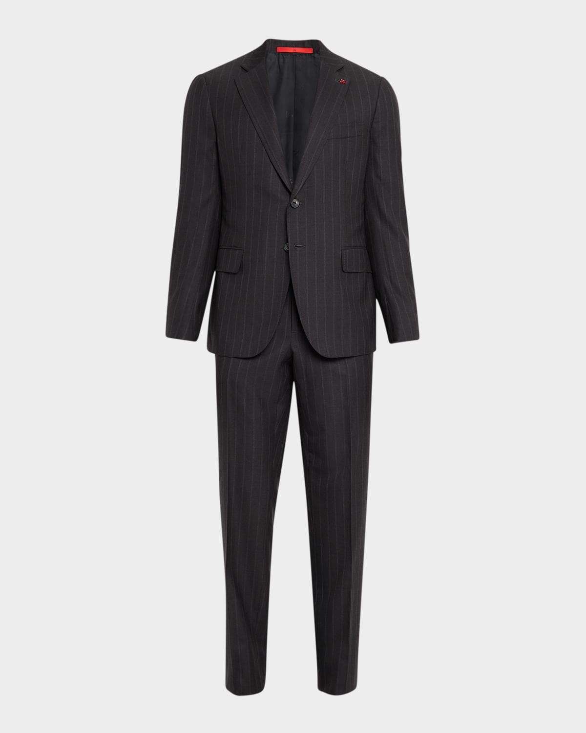 Isaia Men's Wool Pinstripe Slim Two-Piece Suit