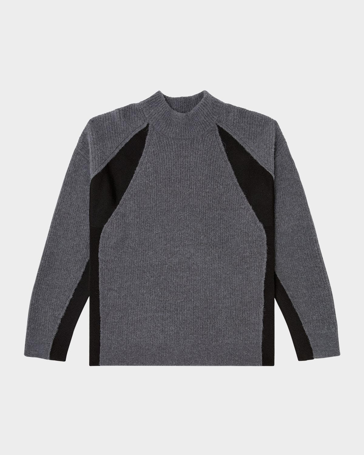 Diesel Men's K-Lollo-TN Ribbed Mock Neck Sweater