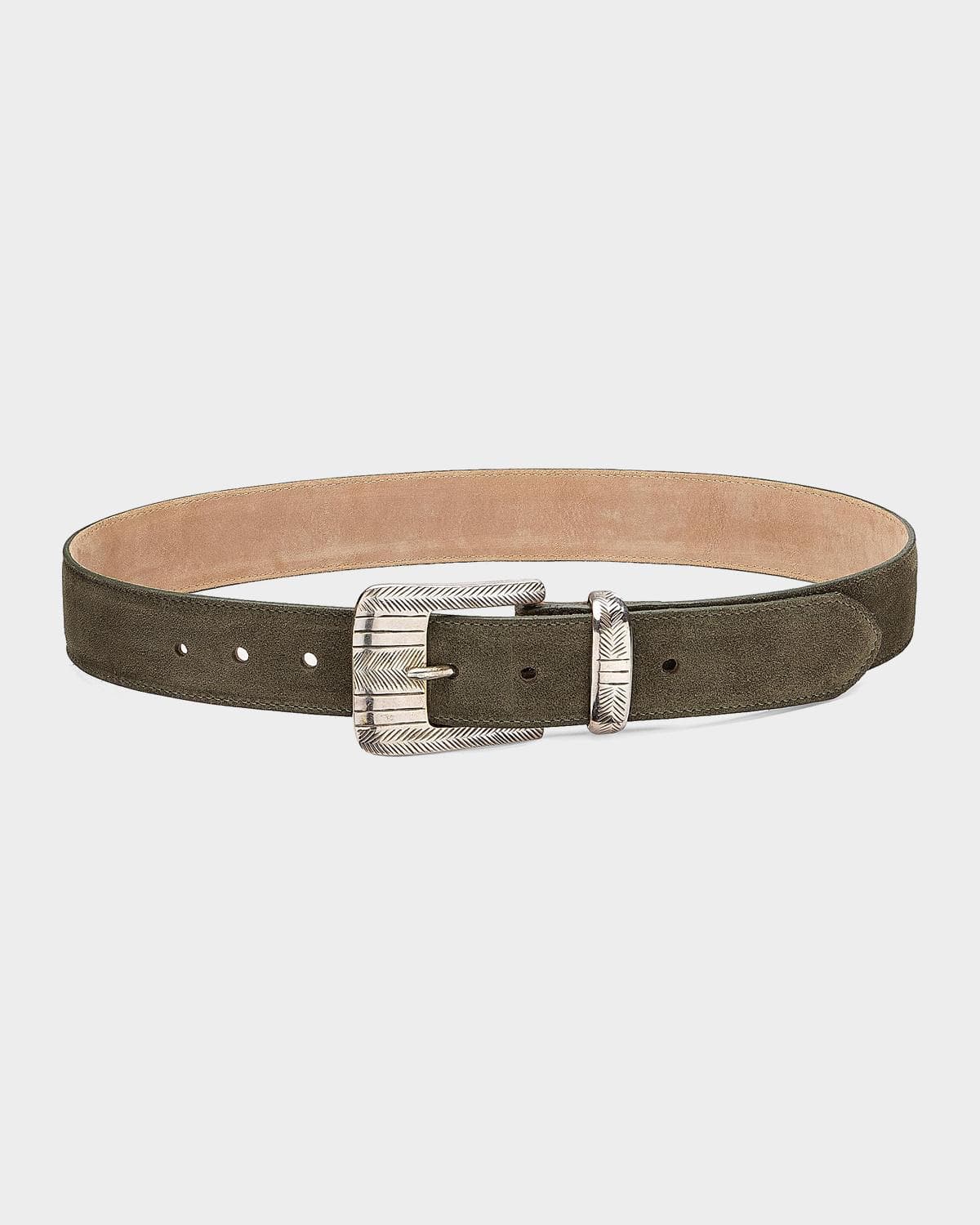 L 'AGENCE x Streets Ahead Aya Suede Belt