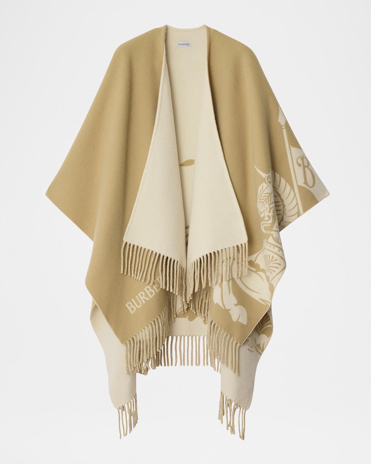 Burberry EKD Wool Cashmere Cape