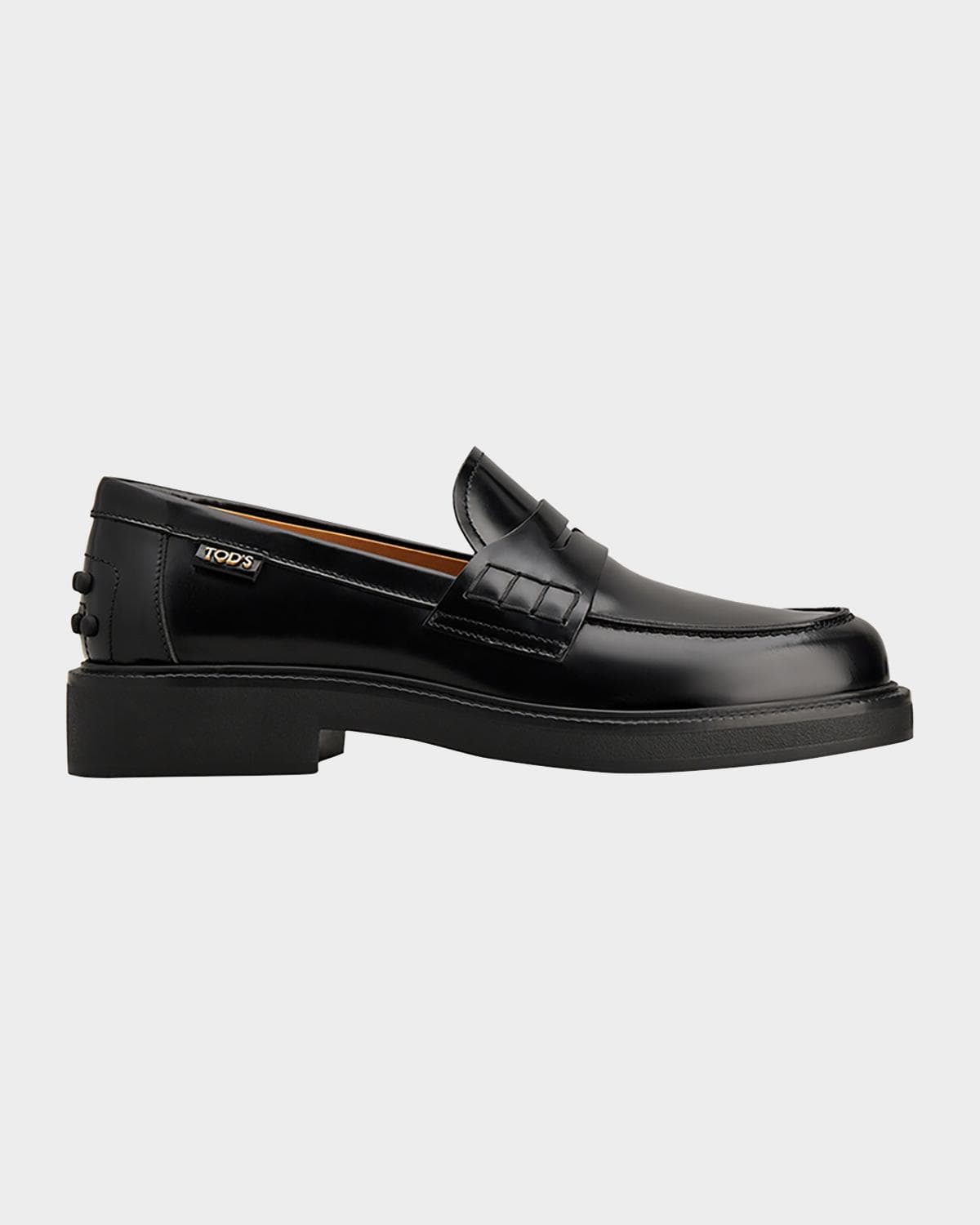 Tod's Gomma Leather Penny Loafers