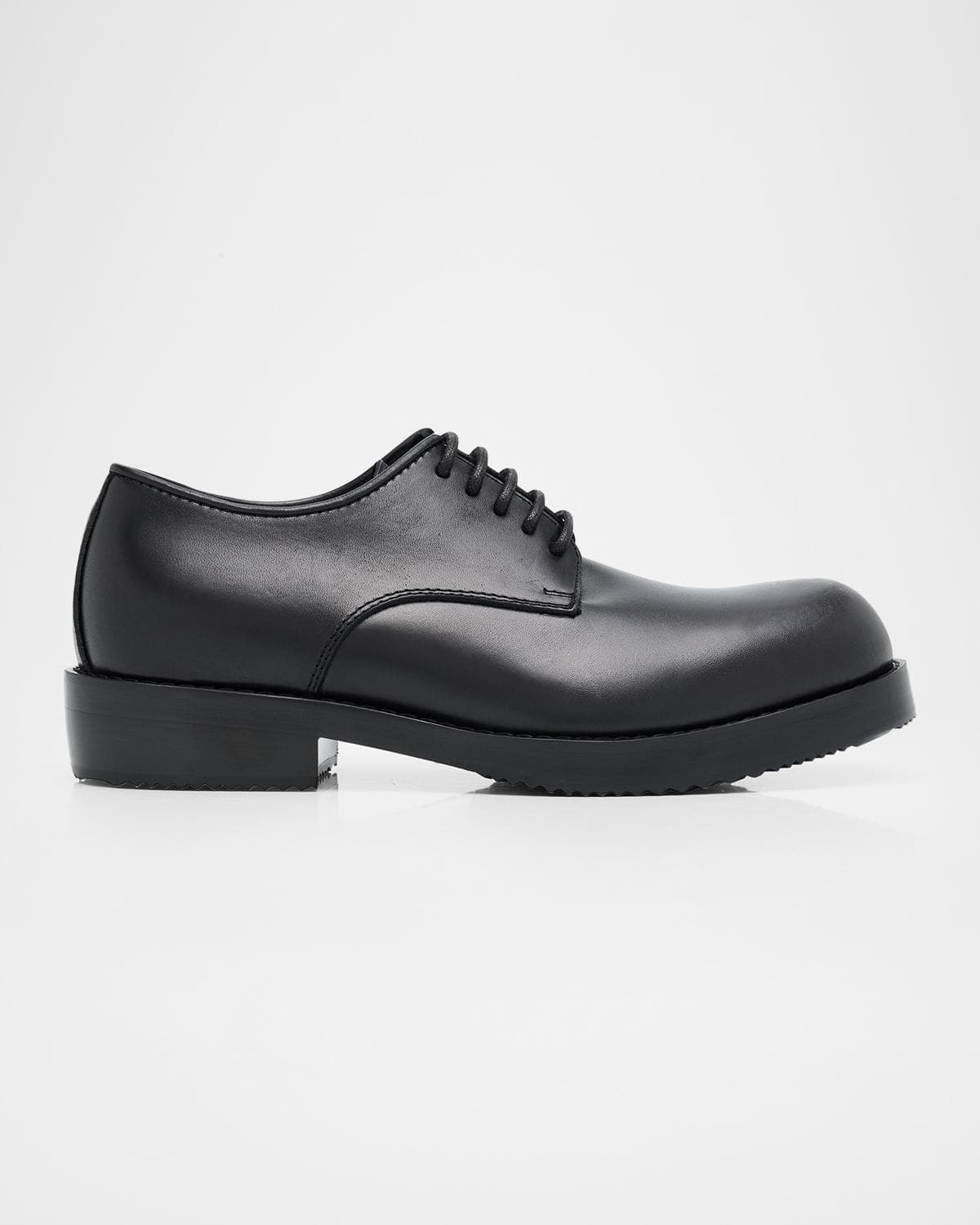 Dries Van Noten Men's Calf Leather Rubber-Sole Derby Shoes