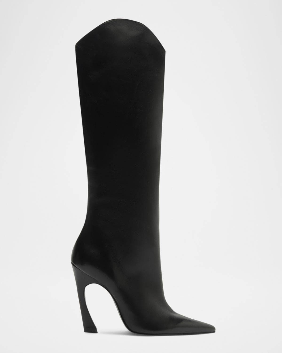 Schutz Maryann Up Leather Curve Tall Boots · 8.5B / 38.5EU