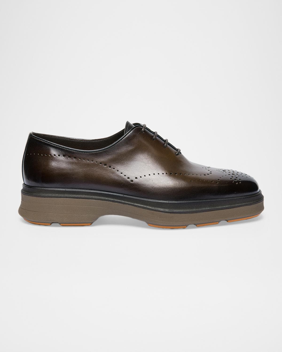 Santoni Men's Easy Nova Leather Brogue Oxford Shoes