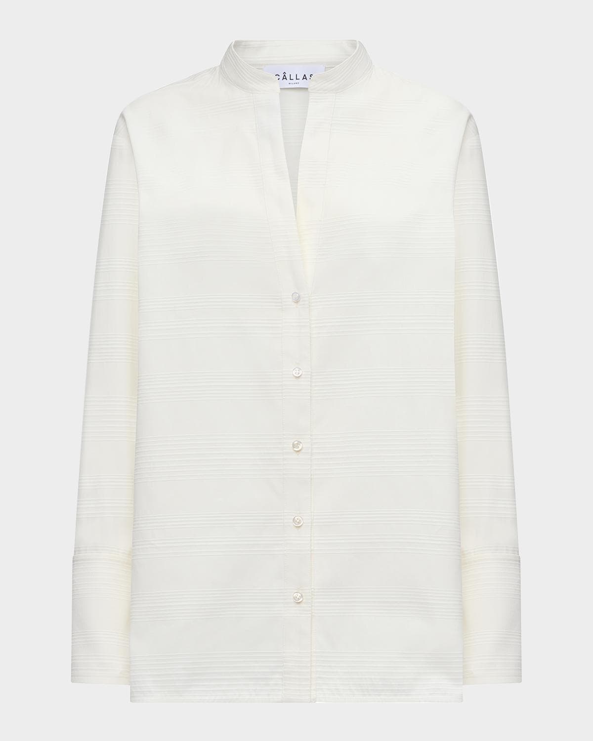 Callas Milano Corsica Striped Cotton Shirt
