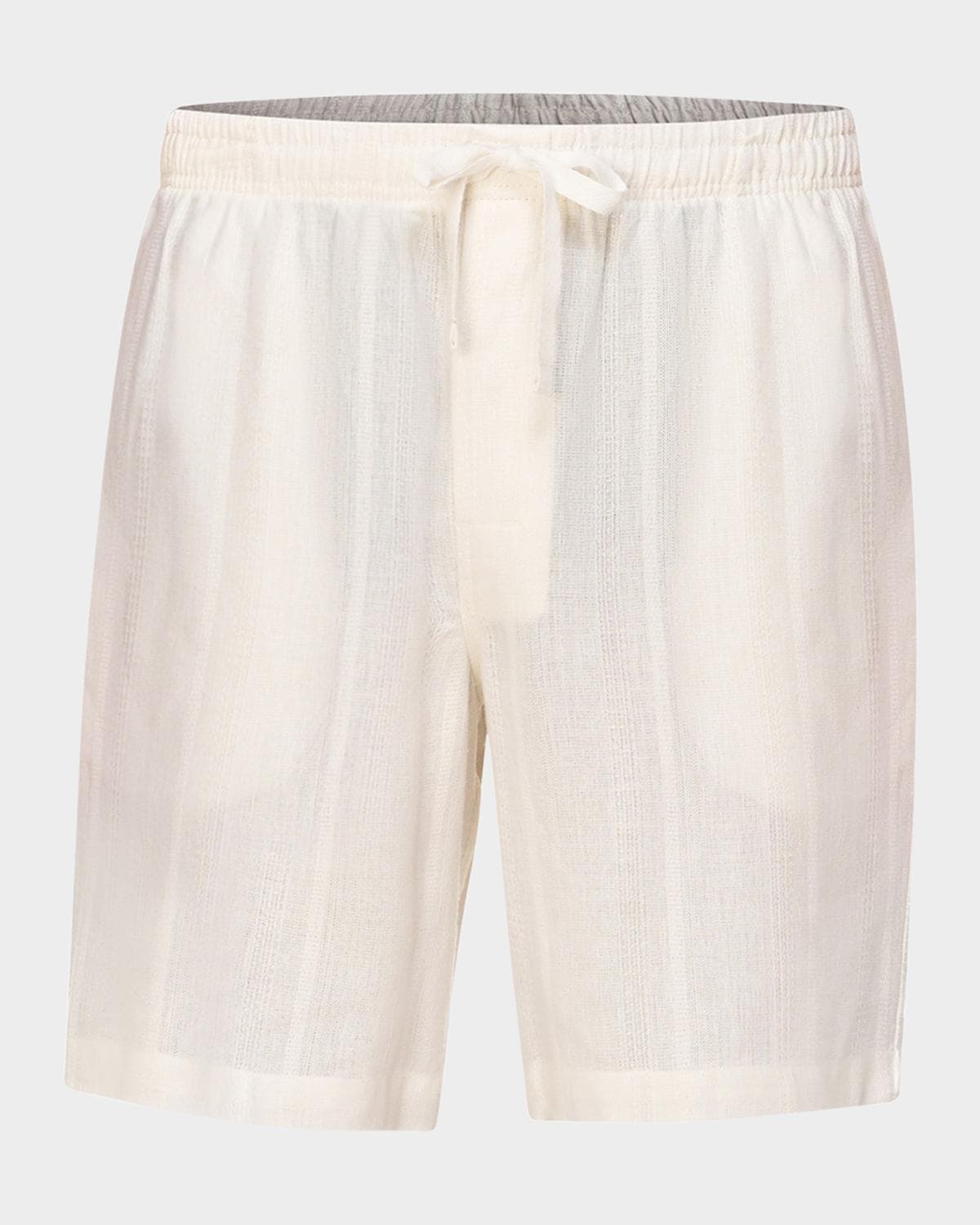 Majestic International Men's Summer Woven Stripe Lounge Shorts