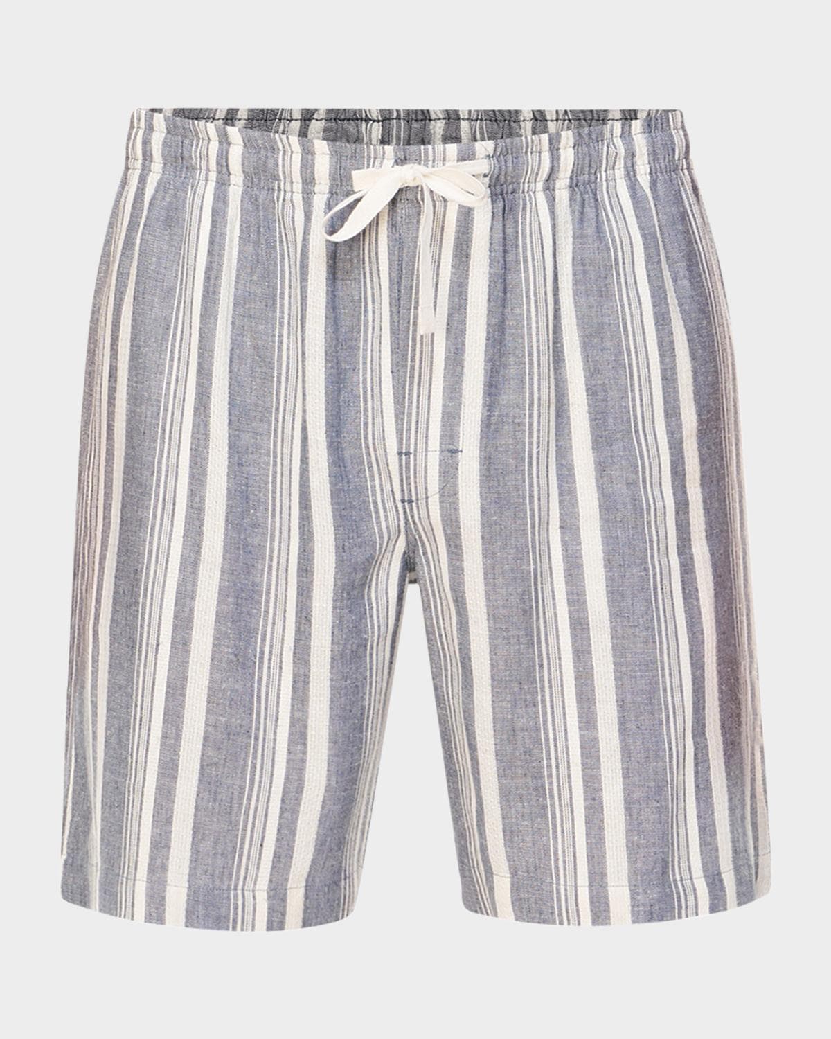 Majestic International Men's Summer Woven Stripe Lounge Shorts