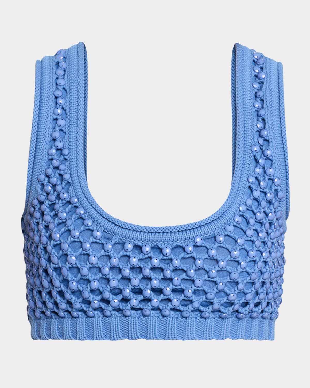Diotima Lady Embellished Knit Bralette
