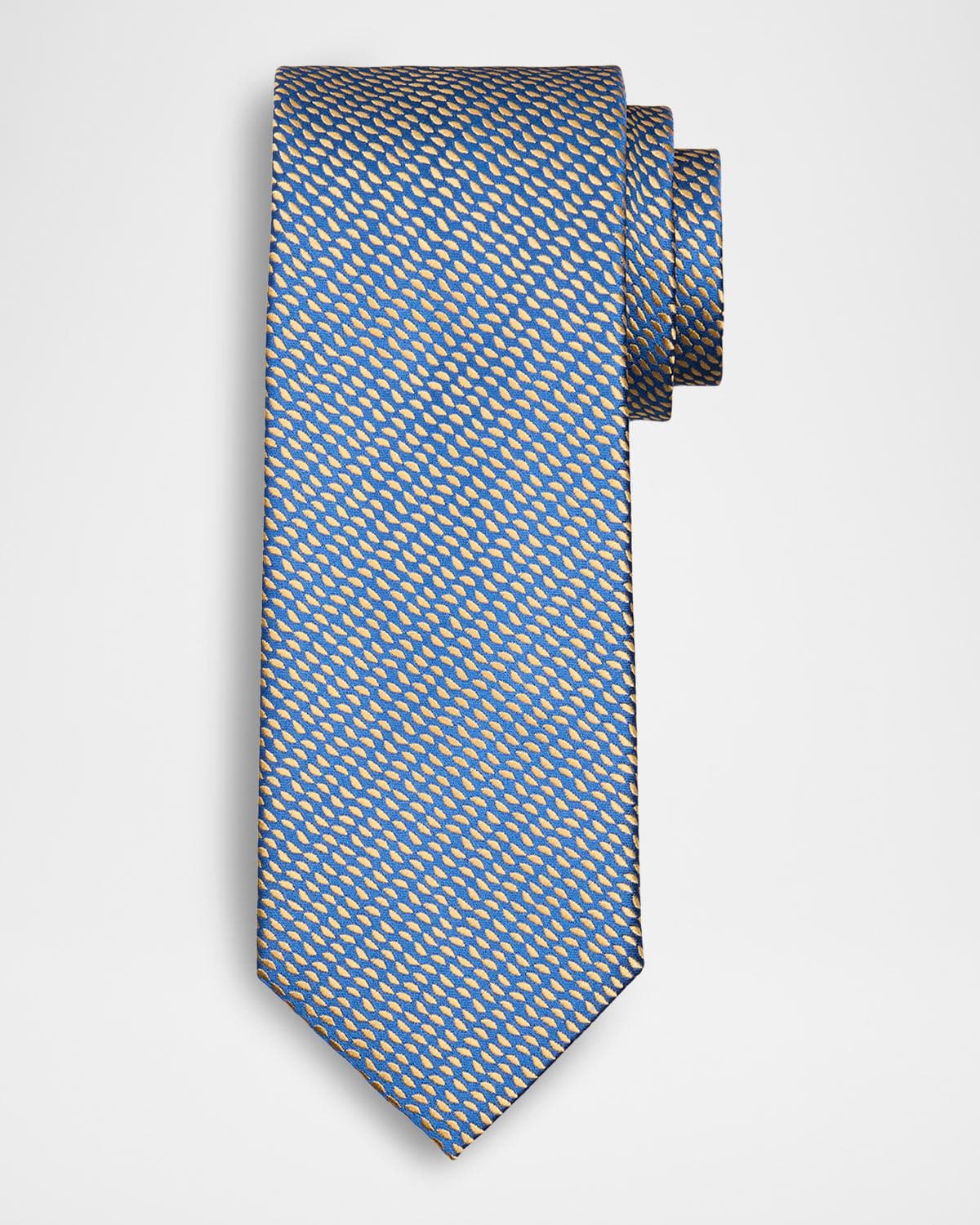Charvet Men's Mini Triangles Silk Tie