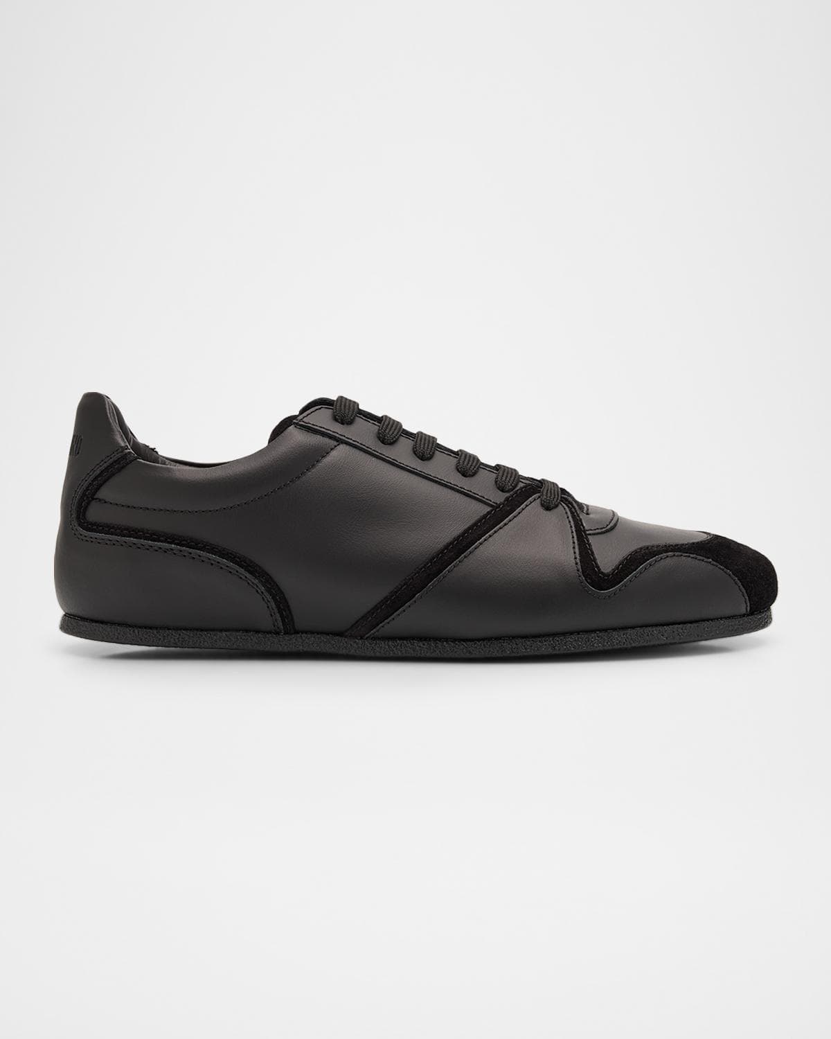 Moschino Men's Leather and Suede Tennis Shoes