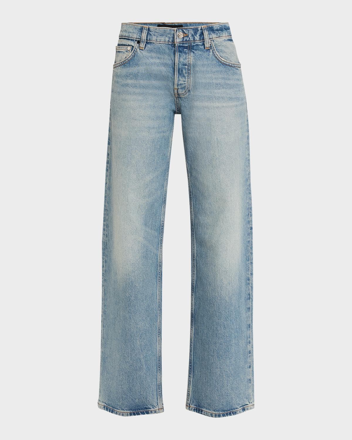EB Denim Low-Rise Baggy Jeans