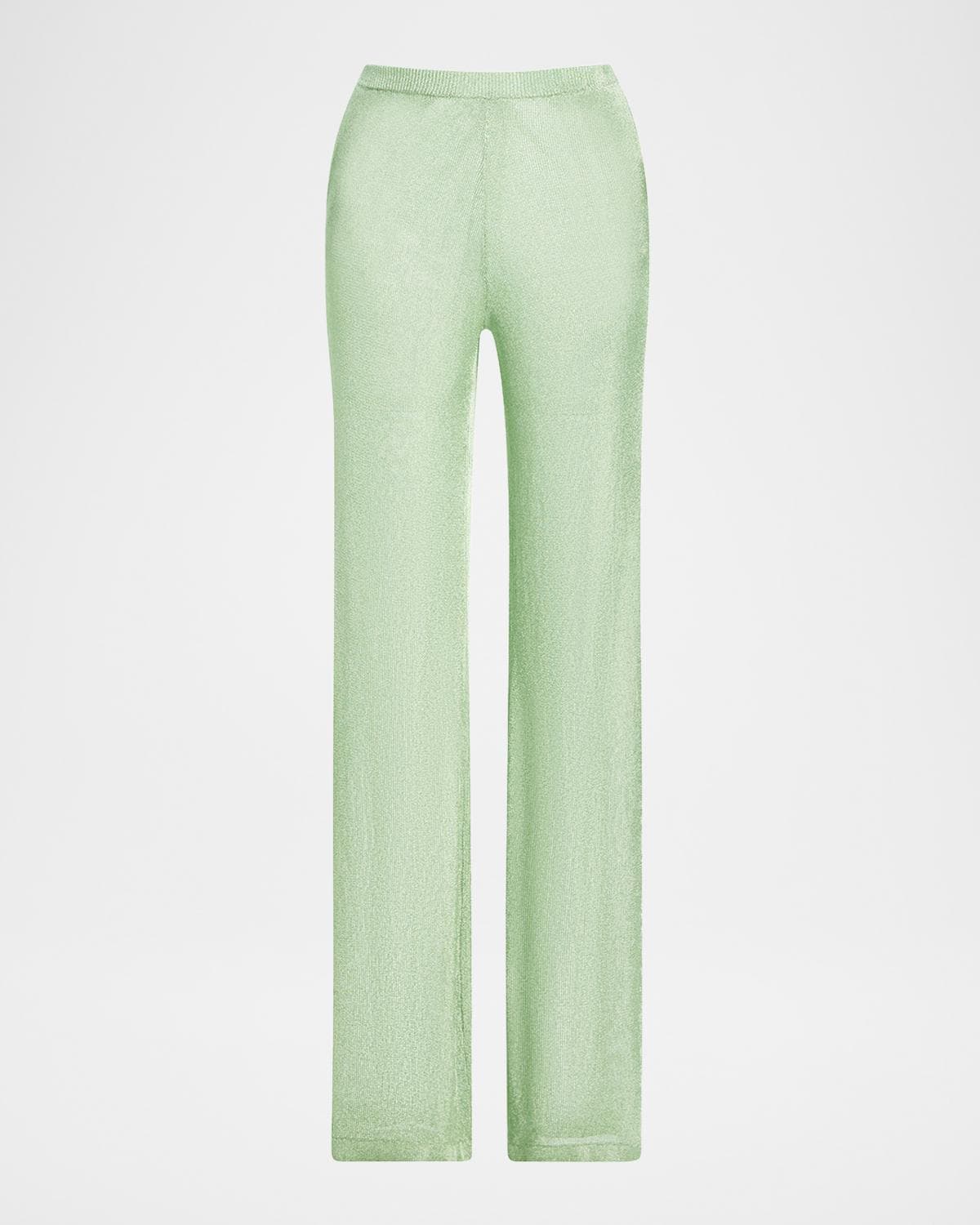 SEROYA Sheldon Metallic Knit Pants