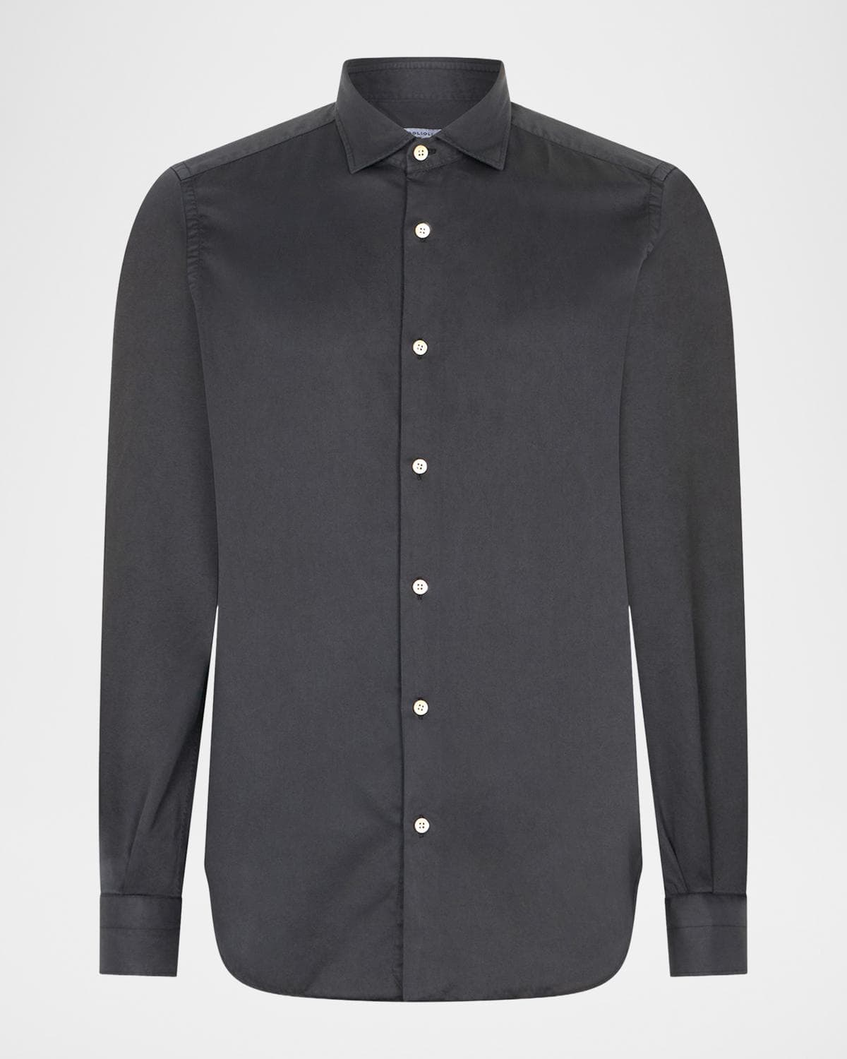 Boglioli Men's Cotton and Lyocell Slim-Fit Sport Shirt