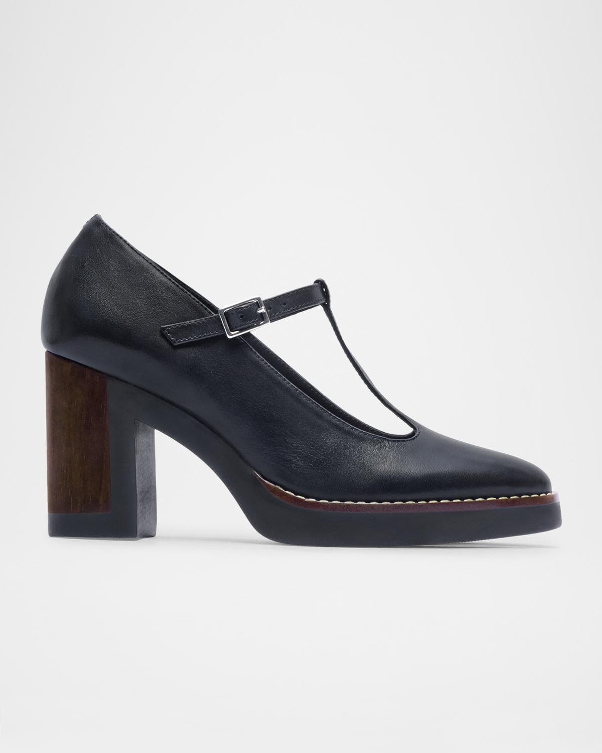 Bernardo Noto Leather Mary Jane Pumps · 7.5B