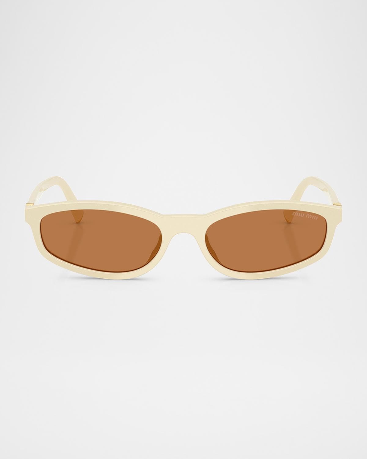 Miu Miu Miu Regarde MU A06S Acetate Oval Sunglasses