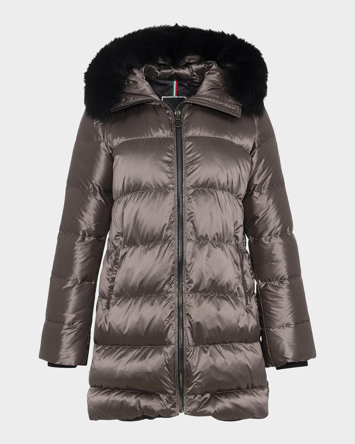 Gorski Apres-Ski Jacket With Detachable Toscana Lamb Hood Trim