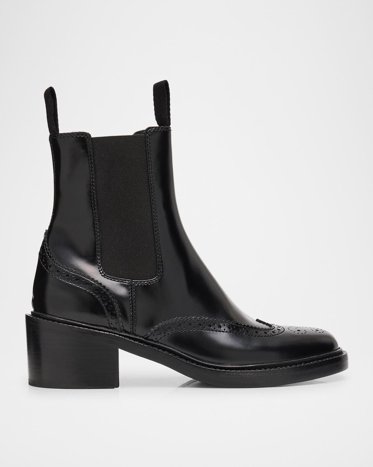 Saint Laurent Vincent Leather Chelsea Boots