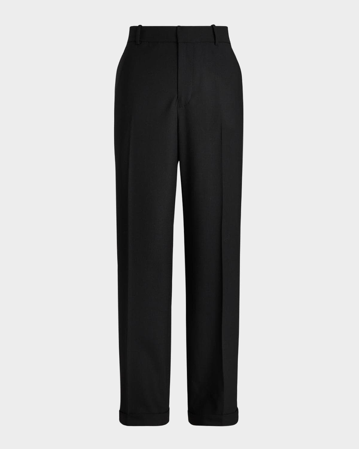 Polo Ralph Lauren High Rise Relaxed Straight-Leg Trousers