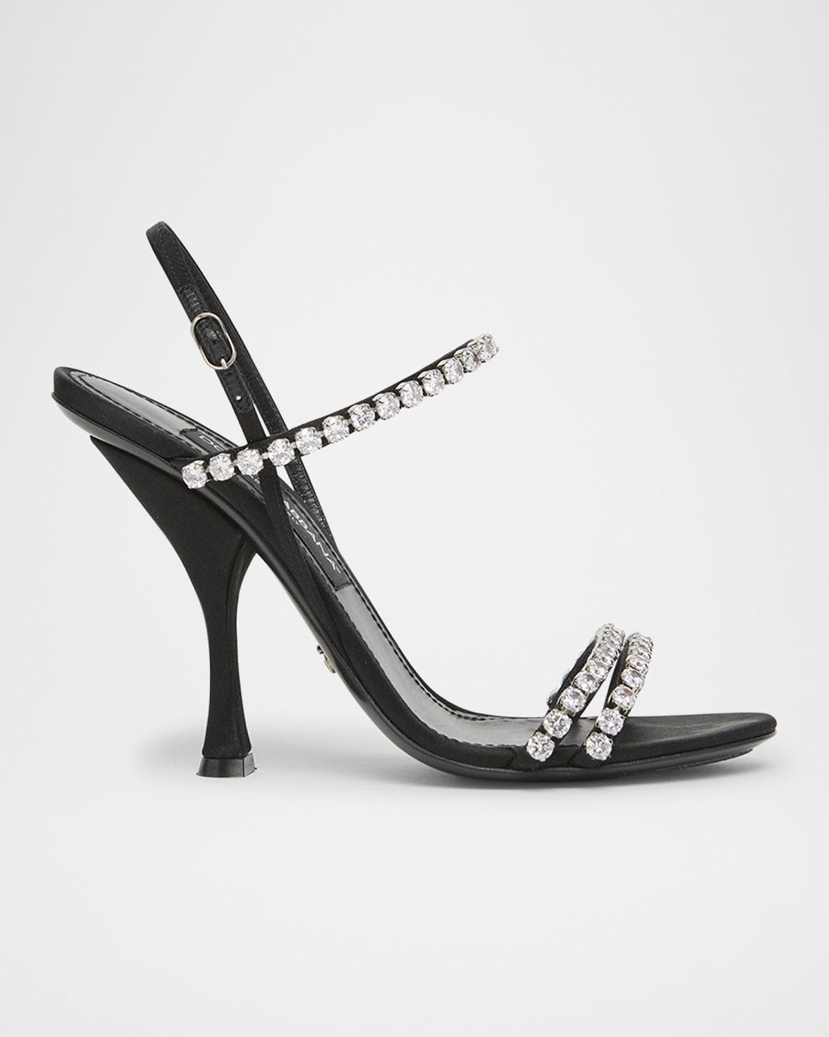 Dolce & Gabbana Formale Embellished Satin Sandals · 6B / 36EU