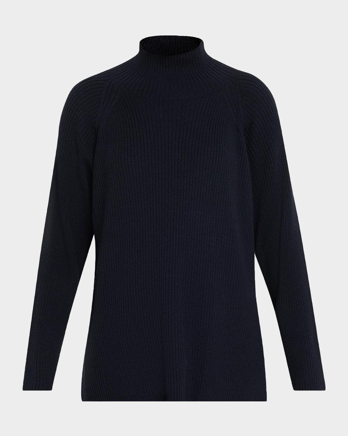Eileen Fisher Ribbed Merino Wool Turtleneck Sweater