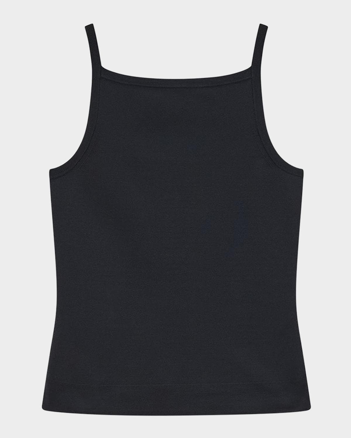 Joseph Square-Neck Rib Knit Viscose Tank