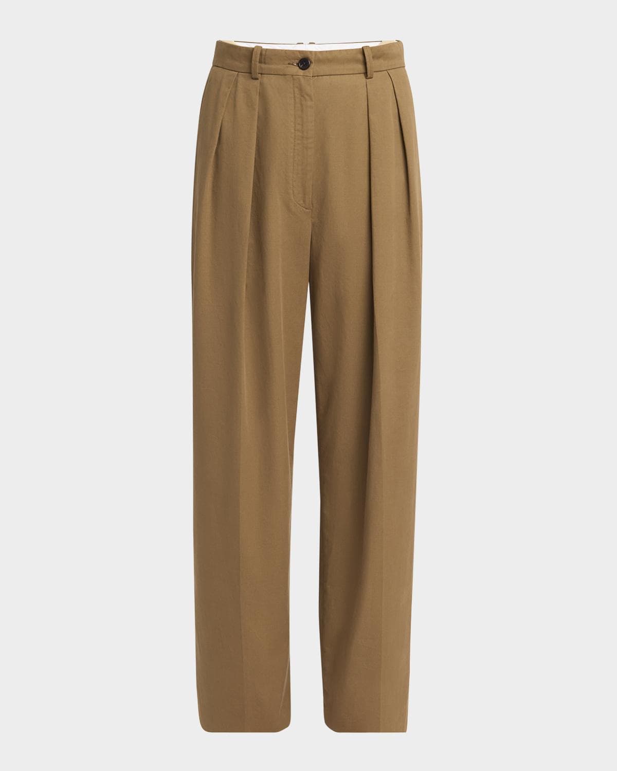 The Row Igor Double-Pleated Wide-Leg Pants
