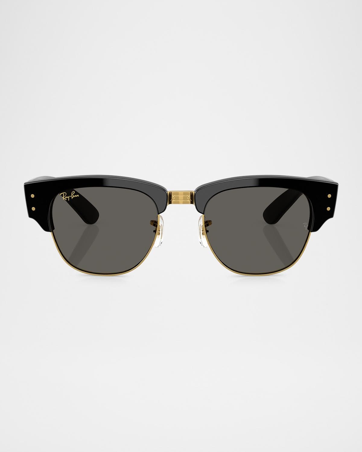 Ray-Ban Men's RB0316S Mega Clubmaster A$AP ROCKY Blacked Out Collection Square Sunglasses