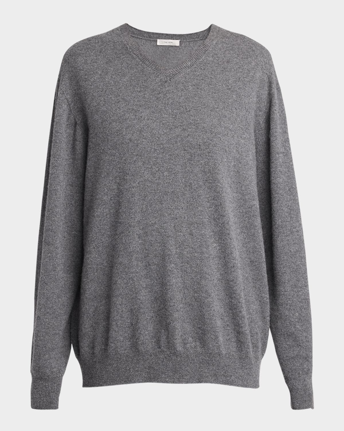 The Row Ligeia V-Neck Cashmere Sweater