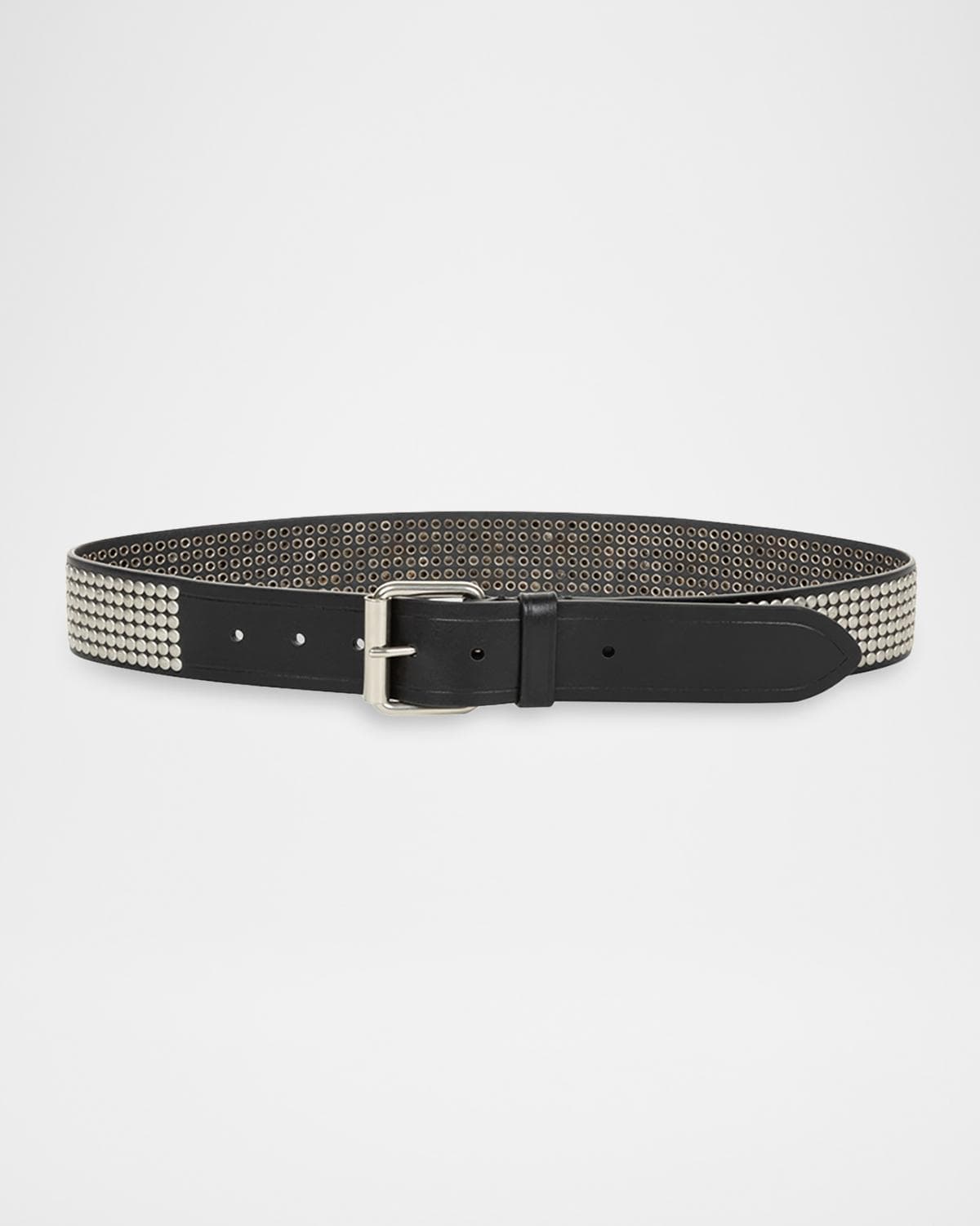 Dries Van Noten Men's Studded Leather Belt