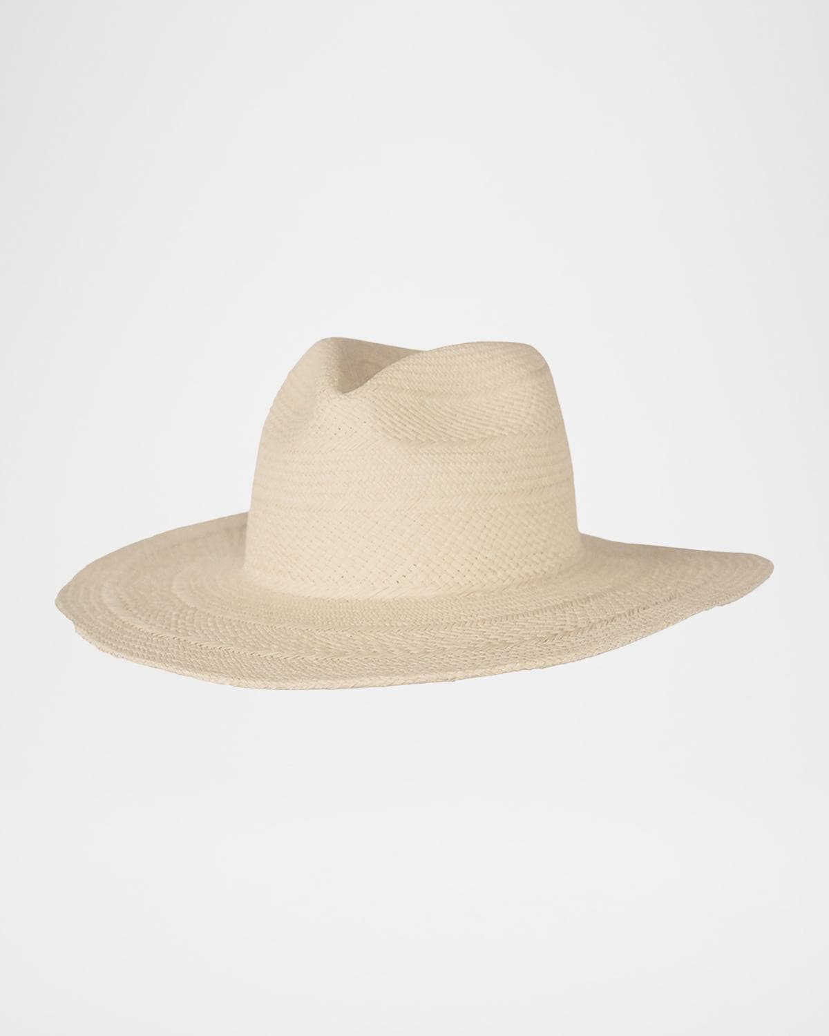 Janessa Leone Capri Straw Panama Hat · SMALL