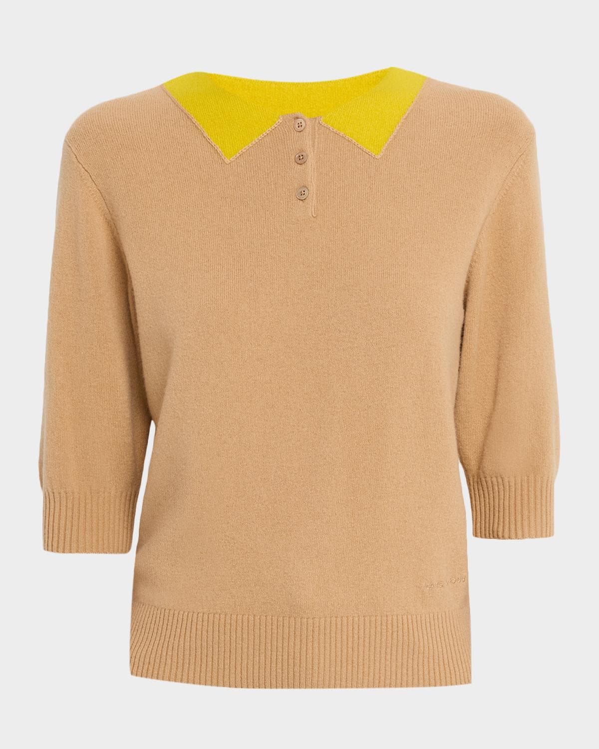 Marc Jacobs Trompe-L 'oeil Knit Polo Sweater