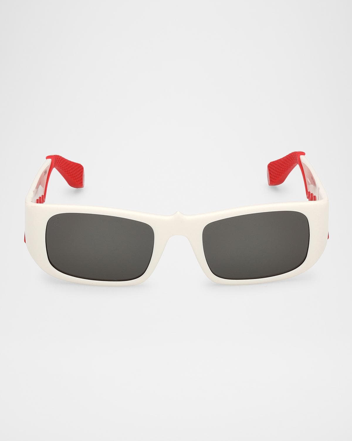 Christian Louboutin Men's LB0017M Acetate Rectangle Sunglasses