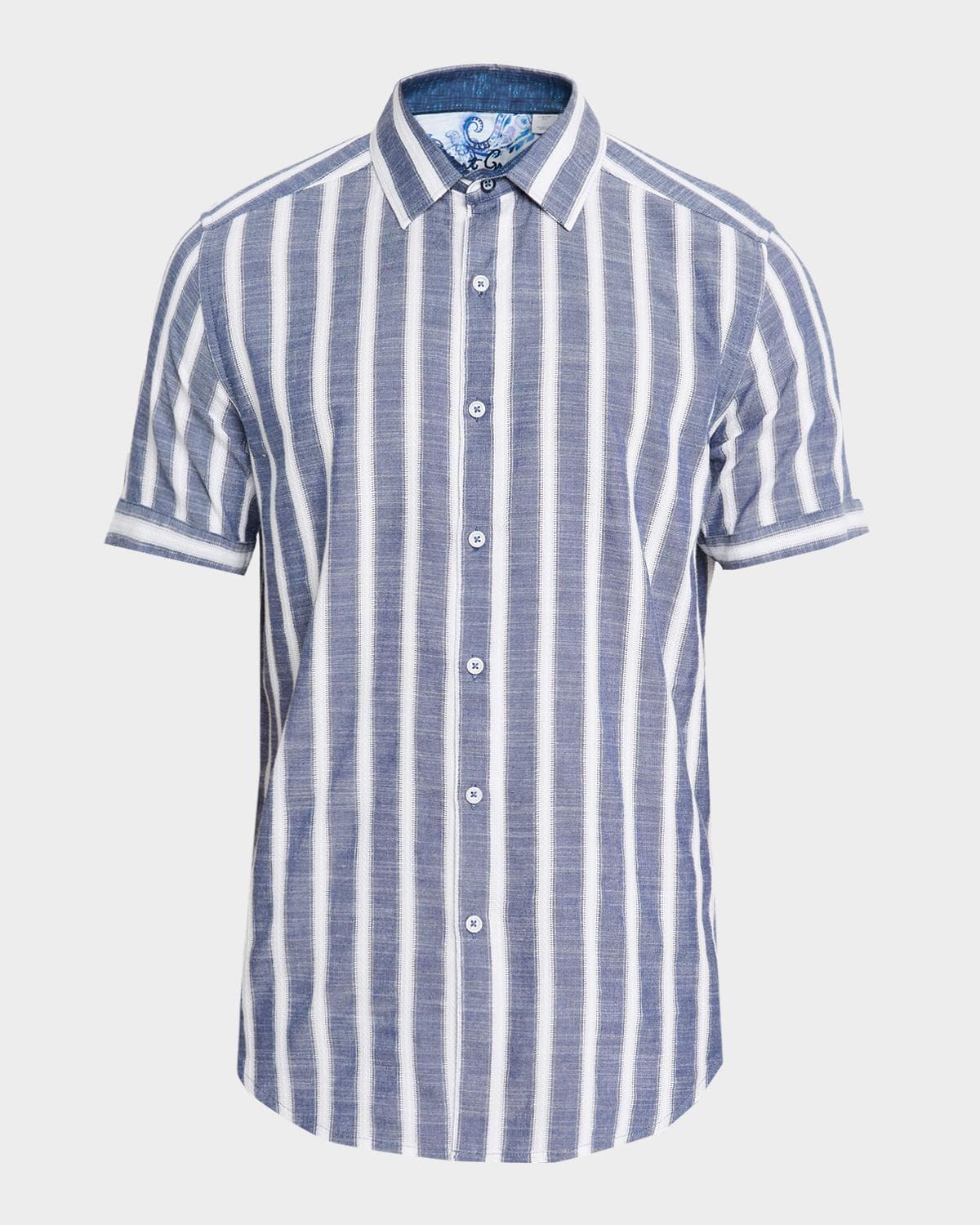 Robert Graham Men's Preston Stripe Short-Sleeve Shirt