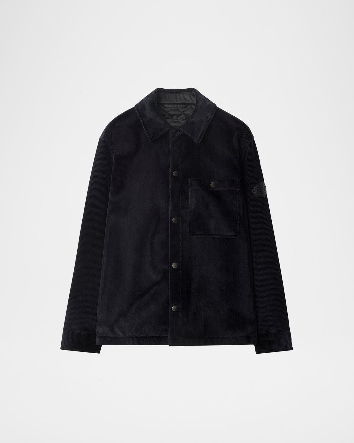Burberry Men's Corduroy Knight Stamp Chore Jacket