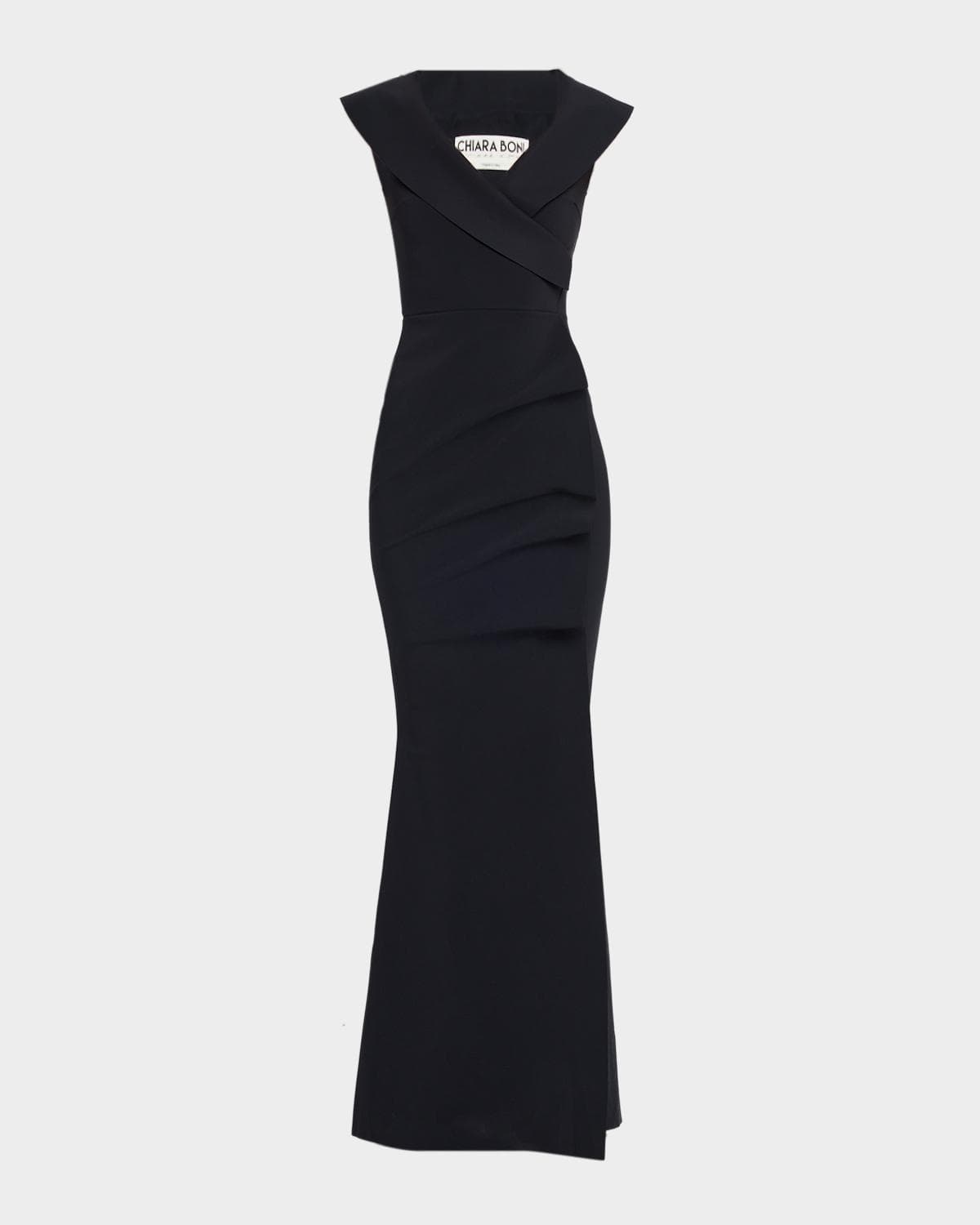 Chiara Boni La Petite Robe Sleeveless Ruffle Mermaid Gown