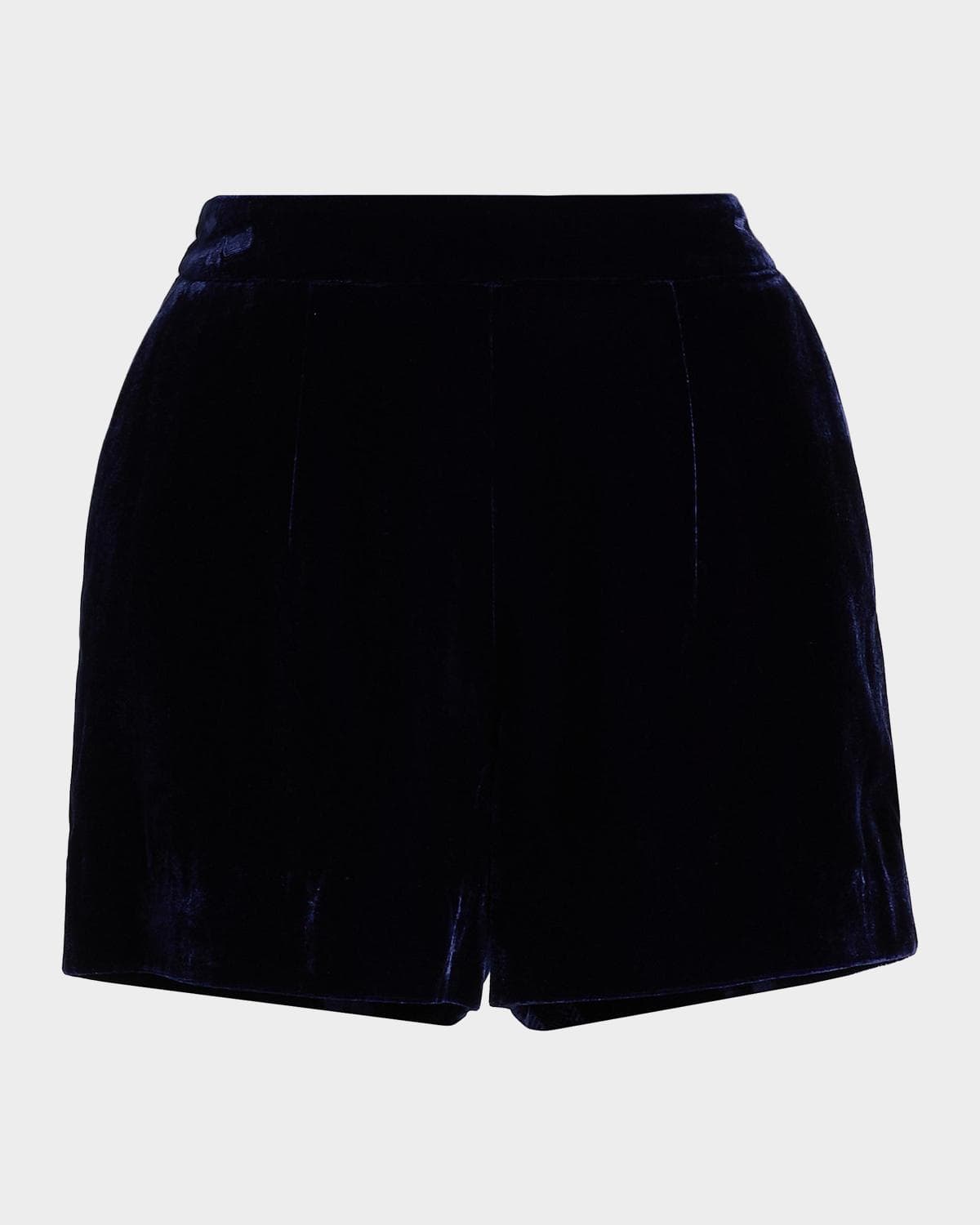 L 'AGENCE Ashton Velvet Shorts