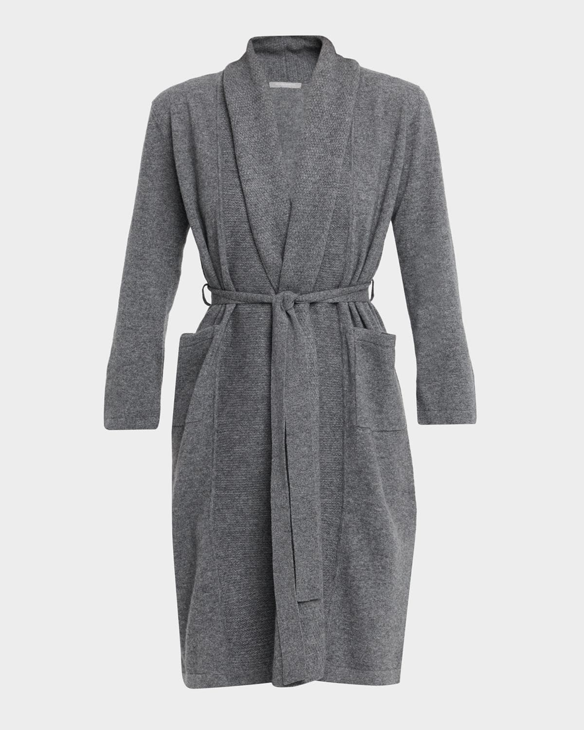 Neiman Marcus Cashmere Shawl-Collar Robe · X-SMALL