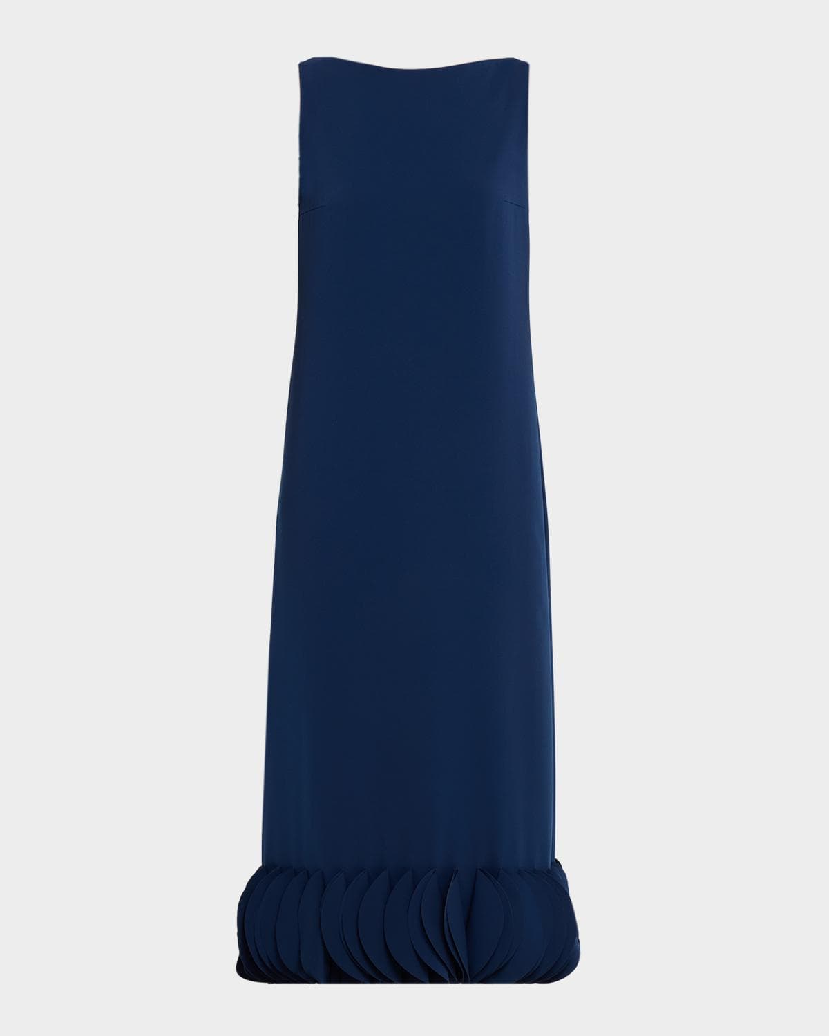 Akris punto Dot Ruffle Sleeveless Midi Dress · 4