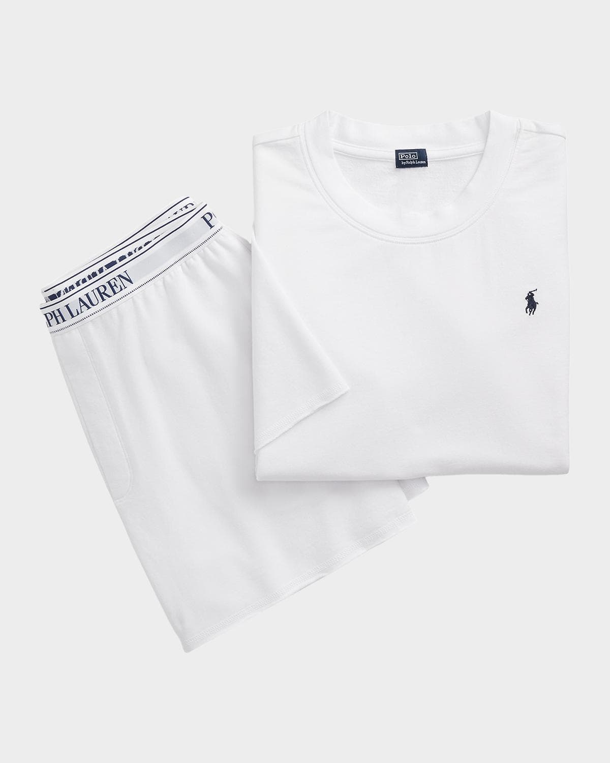 Polo Ralph Lauren Club Terry 2-Piece T-Shirt & Shorts Pajama Set